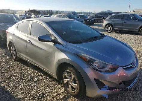 2015 Hyundai Elantra Se from USA, damaged, VIN 5NPDH4AE2FH562120
